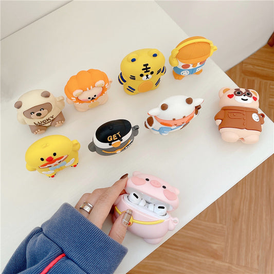 Compatible con APPLE,PEQUEÑOS ANIMALES DEL ZOO PERFECTO PARA Airpods Pro PROTECTOR