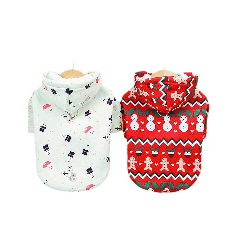 Ropa para perros Ropa de sudadera navideña